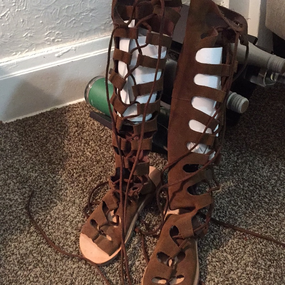 Free people sandalsOver the knee